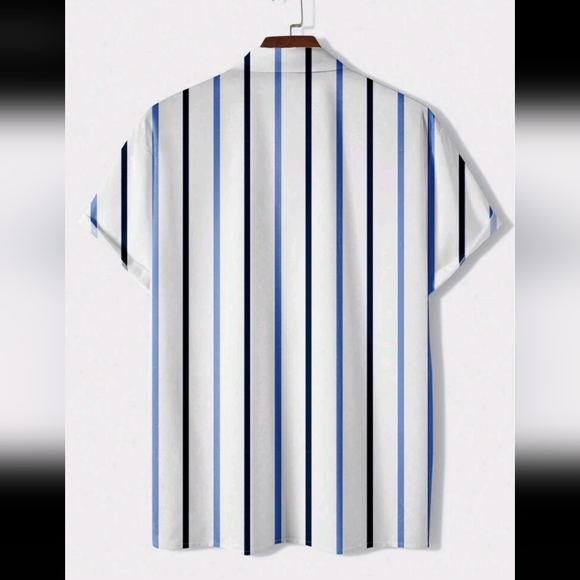 Men Striped Print Shirt - Picture 2 of 6